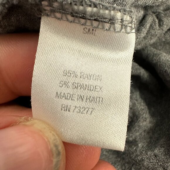 Apt 9 Womens Modern Essentials Heather Gray Long Sleeve Crewneck Top Size M - Picture 4 of 5